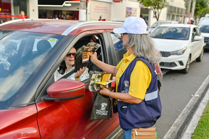 Ação Maio Amarelo Moto Vix