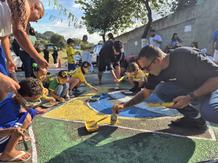 Copa do Mundo é tema de atividades em CMEI do bairro São Cristóvão