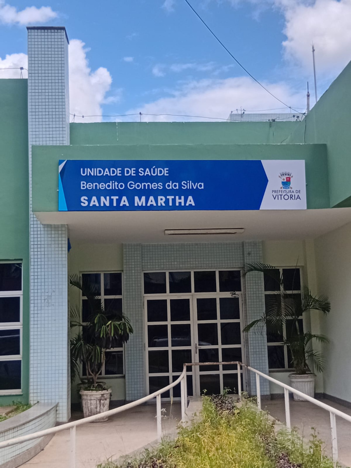 Unidade de Saude de Santa Martha fachada