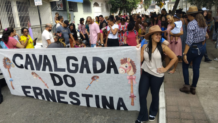 Cavalgada do Centro Municipal de Educação Infantil (Cmei) Ernestina Pessoa
