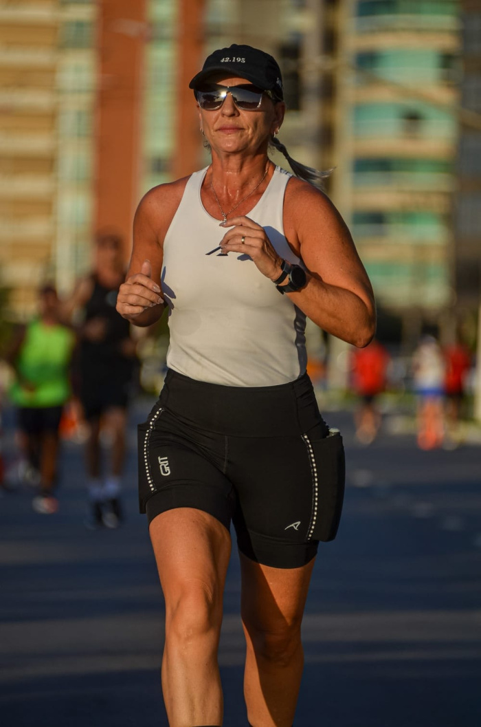 Anne vai correr 42km na Maratona de Vitória