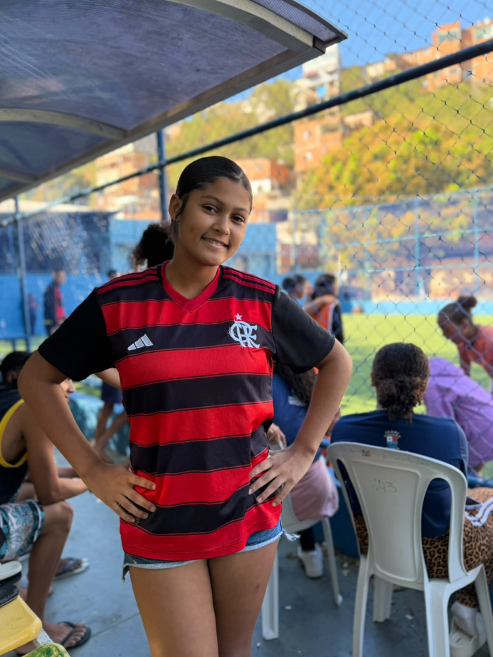 Geisi Ellen no Festival da Convivência de Nova Palestina
