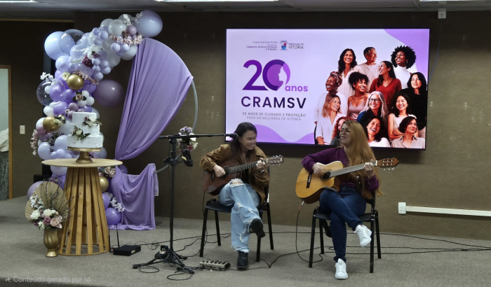 20 anos do cramsv e da lei maria da penha - gil amorim, voz e violão