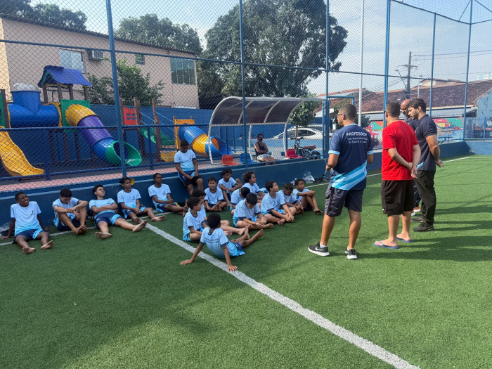 Entrega de uniformes - Núcleo de Futsal CEU São Pedro