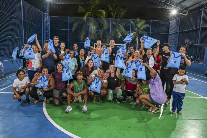 Entrega materiais Ginástica Noturna - Santa Martha