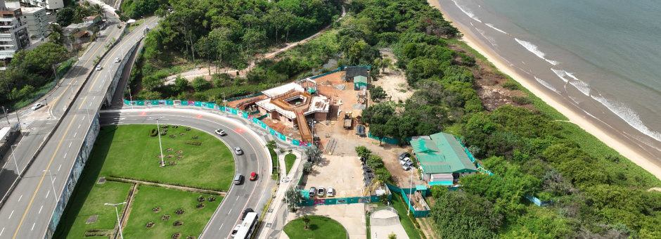 Parque Costeiro: novo espaço ambiental em Jardim Camburi recebe ajustes finais