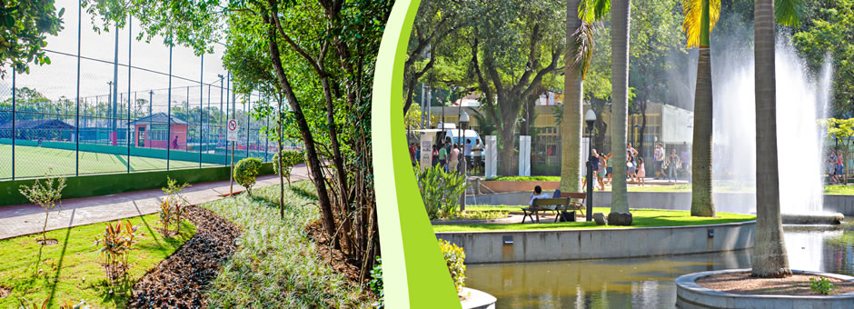 Parques: ótima opção de lazer