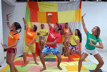 Grupo de Dança do Núcleo Afro Odomodê
