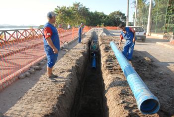 Obras de Esgoto, Sanitário Santo Antônio