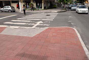 Rampa de acesso para deficiente
