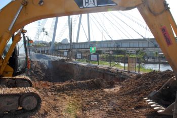 Construção da Passarela da Ponte da Passagem