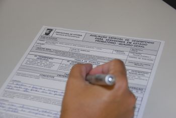 Formulário de Avaliação especial de desempenho para servidores em estágio probatório