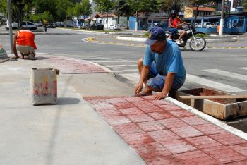 Cosntrução de calçada cidadã