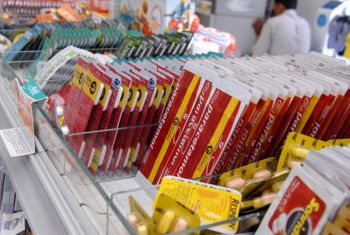 Medicamento em prateleira