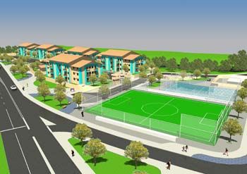 perspectiva do Residencial Joana D
