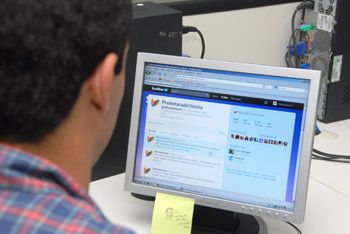 Servidor acessando as redes socias