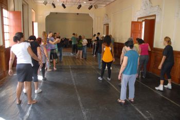 Oficina de dança na FAFI