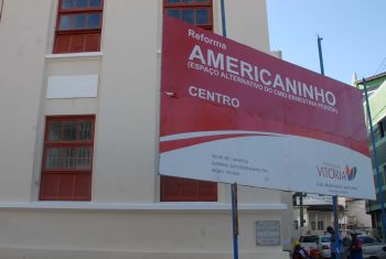 Fachada do Cmei Ernestina Pessoa