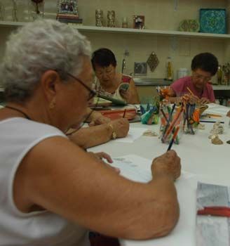 Aula de Artes para Idoso