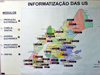 Quadro de Informatização das Unidades de Saúde Municipais