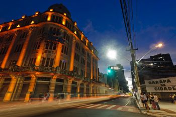 Nova iluminação na Avenida Jerônimo Monteiro
