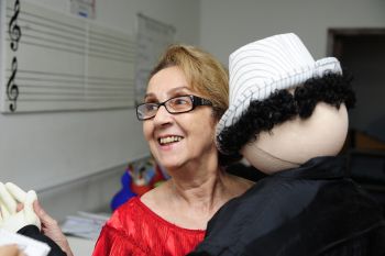 Ilmar Machado, 71 anos integrante do grupo Agilidosas