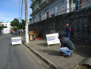 Calçada avenida Marechal Campos