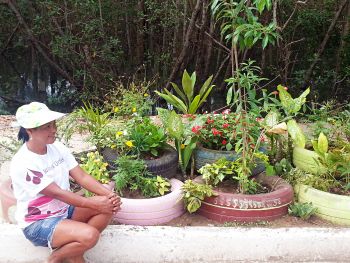 Ação em Jardim no Bairro Resistência