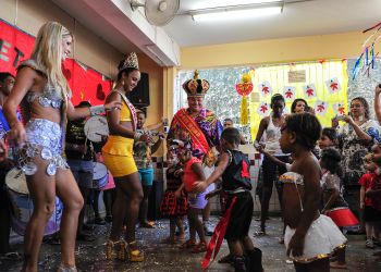 Família Real do Carnaval no Cmei Sinclair Pillips