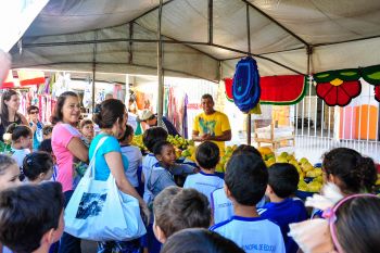 Alunos visitam Feira Livre
