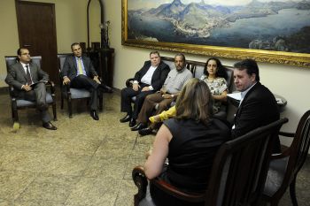 reunião com comitiva de Jaboatão dos Guararapes-PE