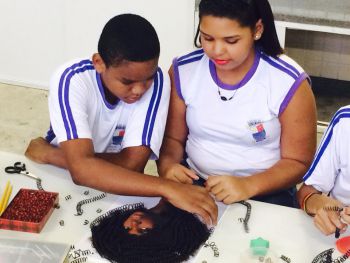 Exposição alunos violência contra a mulher