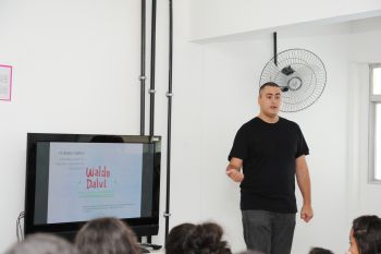Palestra do Artista Waldo Dalvi