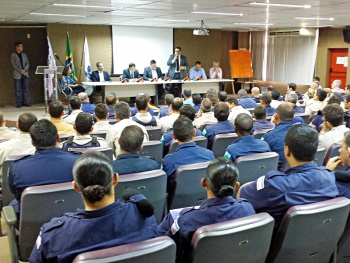 Armas de choque doadas pelo governo do Estado