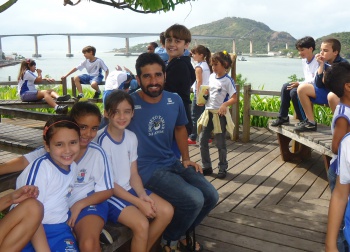 Alunos visitam Projeto Tamar