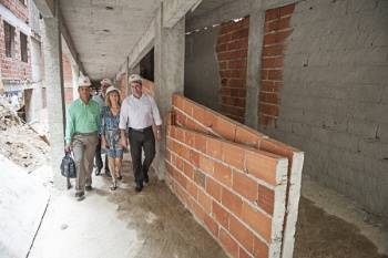 Visita obra da US na Fonte Grande