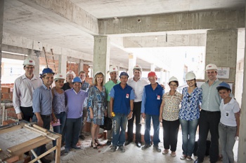 Visita obra da US na Fonte Grande