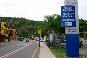 Fachada do Centro Municipal de Especialidades de São Pedro