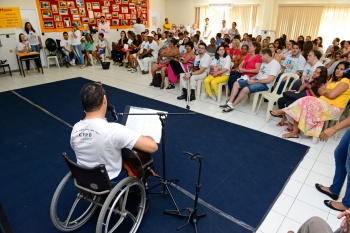 II Tarde Informativa do CRPD: apresentação de talentos de pessoas portadoras de deficiência