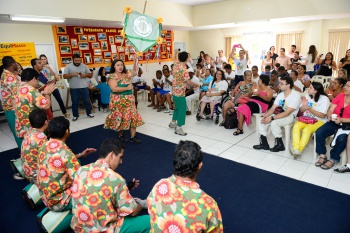 II Tarde Informativa do CRPD: apresentação de banda de congo. Talentos portadoras de deficiência