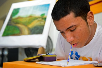 II Tarde Informativa do CRPD: apresentação de Mateus Costa. Talentos portadoras de deficiência