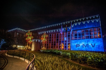 Iluminação de Natal na Prefeitura de Vitória