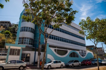 Fachada Escola Técnica profissional de saúde (ETSUS) - Ilha de Santa Maria