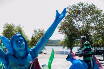Barracão da escola de samba unidos da piedade