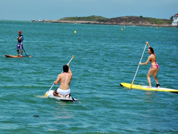 Prática de Stand Up Paddle