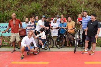 Inauguração da Ciclovia de Jardim Camburi