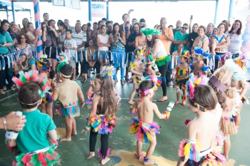 Encerramento dos trabalhos escolares do primeiro semestre no CMEI Rubens José Vervloet Gomes