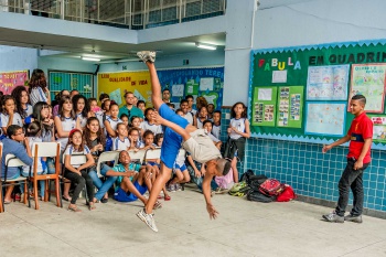 Culminância das Disciplinas Eletivas do Semetre na EMEF Moacyr Avidos