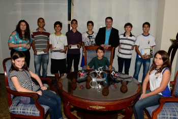 Alunos da Rede Municipal premiados na Olimpíadas de Matemática