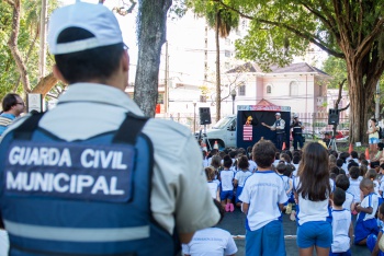 Ação educativa da semana nacional do Trânsito no Parque Moscoso